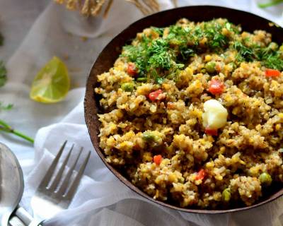 Broken Wheat and Mixed Millet Upma Recipe