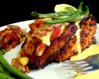 Chettinad Fish Fry With Roasted Corn, Onions And Carrots With French Beans Recipe