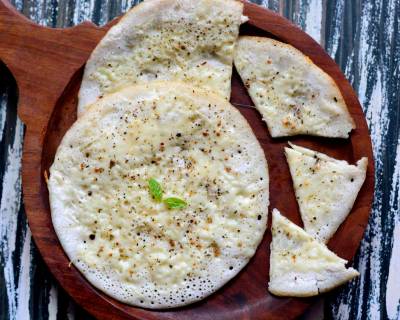 Italian Cheese And Basil Uttappam Recipe