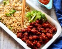 Kung Pao Chicken With Vegetable Fried Rice Recipe
