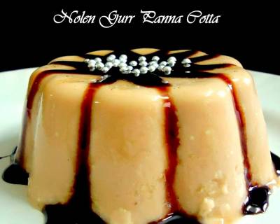 Nolen Gur Panna Cotta Recipe (Fresh Dates Jaggery Panna Cotta)