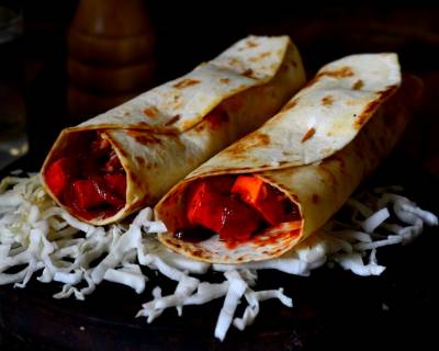 Spicy Paneer Frankie Recipe