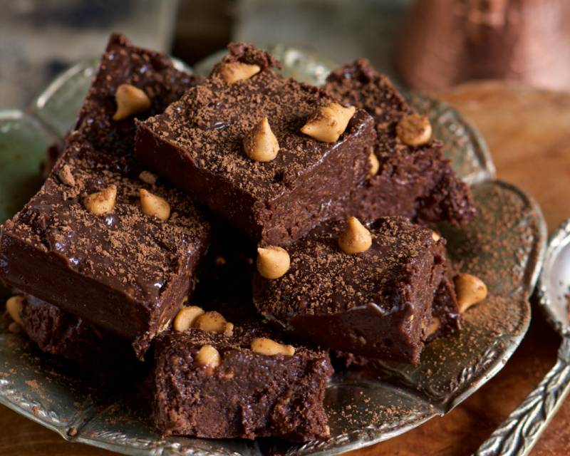 No Bake Fudge Brownies Recipe