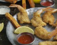 Prawn Cutlets With Sweet Potatoes Wedges Recipe