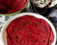 Grated Beetroot Chilli Paratha Recipe