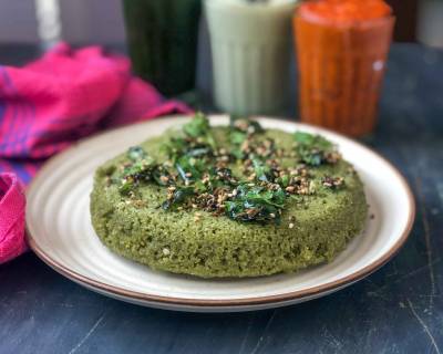 Green Chutney Rava Dhokla Recipe - Sooji Dhokla