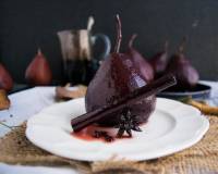 Pear Poached In Spiced Red Wine Recipe