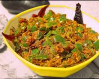 Bhopli Mirchi Chi Peeth Perun Bhaji Recipe