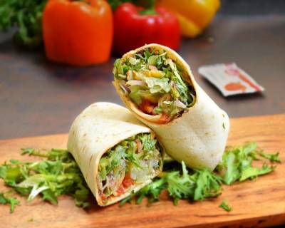 Cheese Salad Wrap Recipe