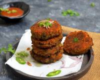 Mushroom Poha Cutlets Recipe