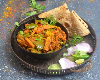 Punjabi Mixed Vegetable Kadai Recipe