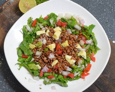 Warm Red Lentil Salad With Goat Cheese Recipe