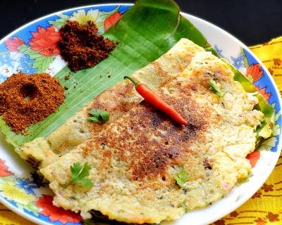 Rava Rotti Recipe (Karnataka Style Semolina Flat Bread)