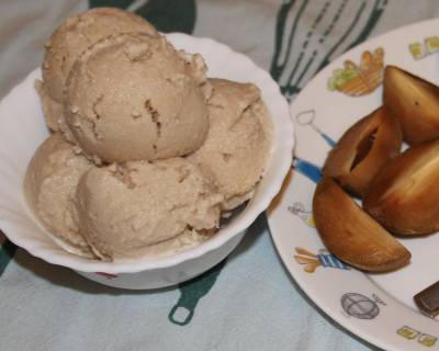 Homemade Chikoo Ice Cream Recipe