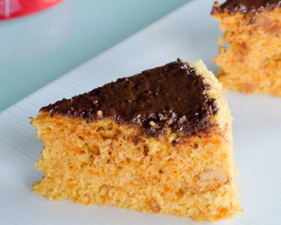 Spiced Carrot Walnut Cake Recipe With Chocolate