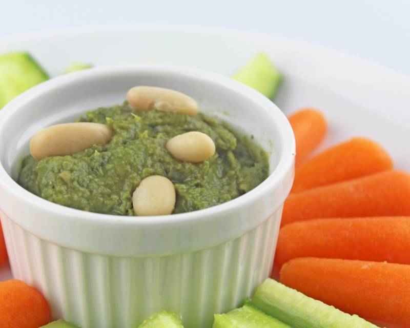 Kale White Bean Hummus Dip Recipe