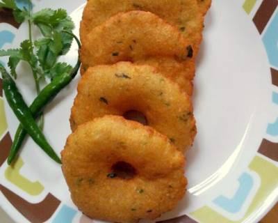 Andhra Style Multi Lentil Garelu (Vada Recipe)