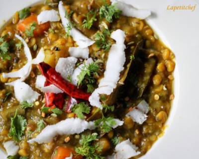 Oriya Special Dalma Recipe - Lentils Cooked With Vegetables & Raw Papaya