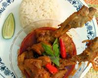 Assamese Sesame Kaffir Lime Chicken Curry