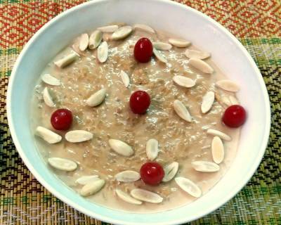 Nolen Chawal Bhog Recipe (Rice Pudding With Nolen Jaggery)