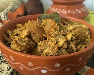 Mochar Ghonto Recipe (Traditional Banana Blossom Curry From West Bengal)