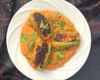 Potoler Dolma Recipe (Bengali Style Stuffed Pointed Gourd Curry)