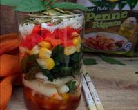Spinach And Corn Pasta Salad In Jar Recipe