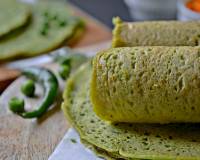 Besan And Green Pea Cheela Recipe