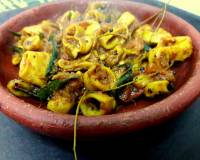 Calamari Roast Recipe (Kerala Style Squid)