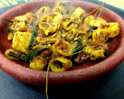 Calamari Roast Recipe (Kerala Style Squid)