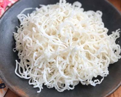 How To Make Homemade Idiyappam Recipe - Rice Sevai Recipe