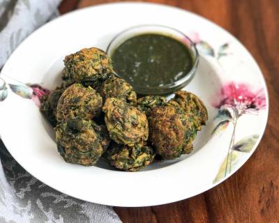 पालक पकोरा रेसिपी - Palak Pakora Recipe