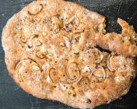 Whole Wheat Sun Dried Tomato Focaccia Bread | Healthy Homemade Bread Recipe