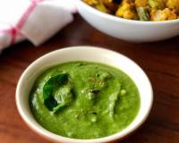 Zucchini Keerai Thogayal Recipe - South Indian Tangy Spinach and Zucchini Chutney