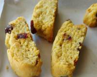 Dried Cranberry & White Chocolate Chip Biscotti Recipe