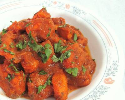 Chicken In Tomato Onion Gravy Recipe