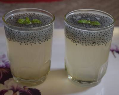  सब्जा शिकंजी - Chia Seeds Shikanji (Recipe In Hindi)