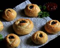 Rose Buns With Stuffed Mushroom Recipe