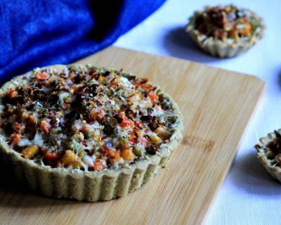 Veggie Pearl Millet Tart Recipe