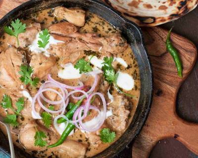 क्रीमी चिकन करी रेसिपी - Easy Creamy Chicken Curry Recipe