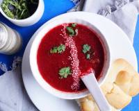 बीटरूट सूप रेसिपी - Indian Style Beetroot Soup Recipe