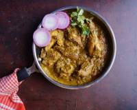 Haryanvi Saag Gosht Recipe