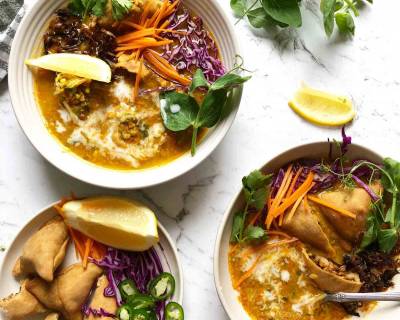 Burmese Samosa Soup Recipe