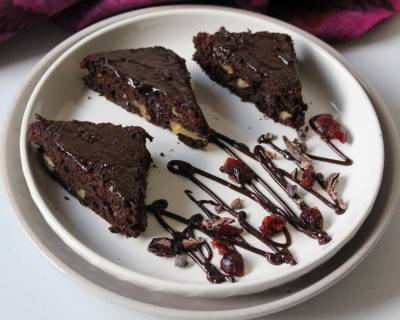 Fruit And Nut Lauki Brownies Recipe