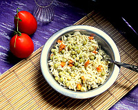 Mint Flavoured Mixed Vegetable Pulao Recipe