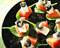 Watermelon & Feta Skewers Recipe