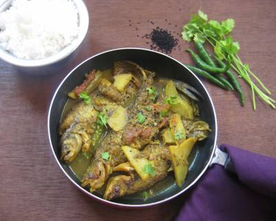 Pabda Macher Kalo Jeera Diye Recipe - Bengali Pabda Fish Curry