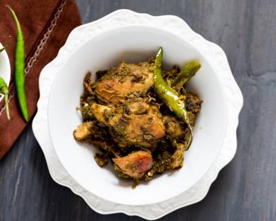 Green Chilli Chicken Fry Recipe