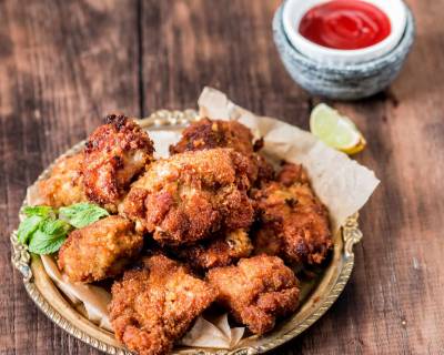 Marghi Na Farcha Recipe - Parsi Crispy Fried Chicken