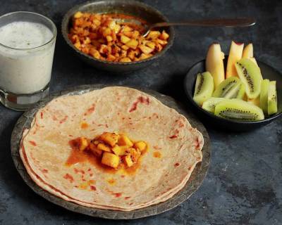 Breakfast Meal Plate: Sweet Dashmi With Goad Kairi Loncha